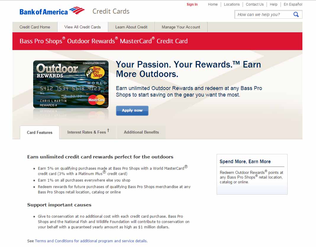 How To Apply For A Bass Pro Credit Card Credit Walls