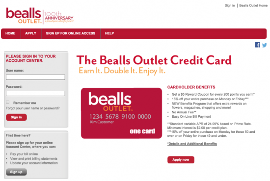 bealls-outlet-credit-card-login-page