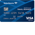 Bank Americard Travel Rewards for Students Visa Credit Card