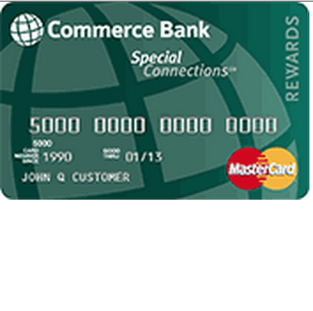 Commerce Bank Special Connections Mastercard Credit Card