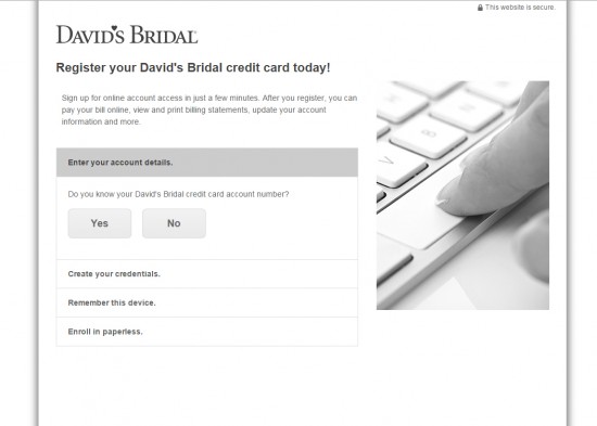 David s Bridal Credit Card Login Make A Payment