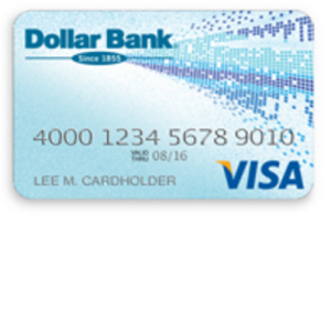 Dollar Bank Valued Customer Visa Credit Card