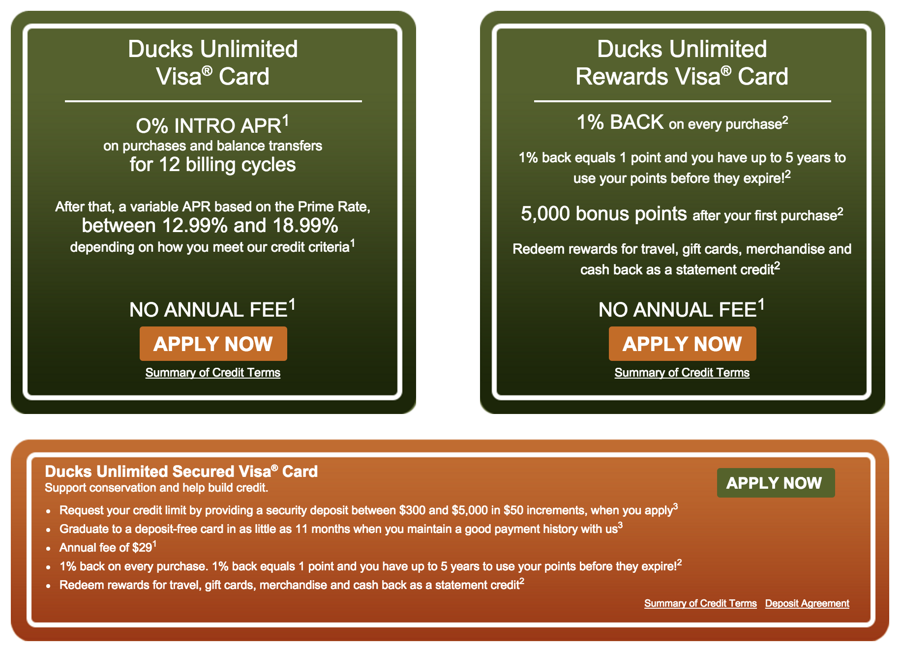 How to Apply for the Ducks Unlimited Visa Rewards Credit Card
