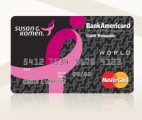 Susan G. Komen BankAmericard Credit Card