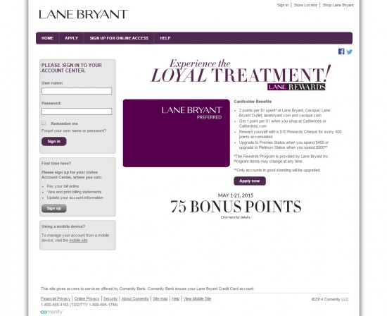 lane bryant access