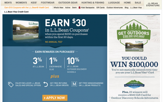 balance transfer ll bean mastercard