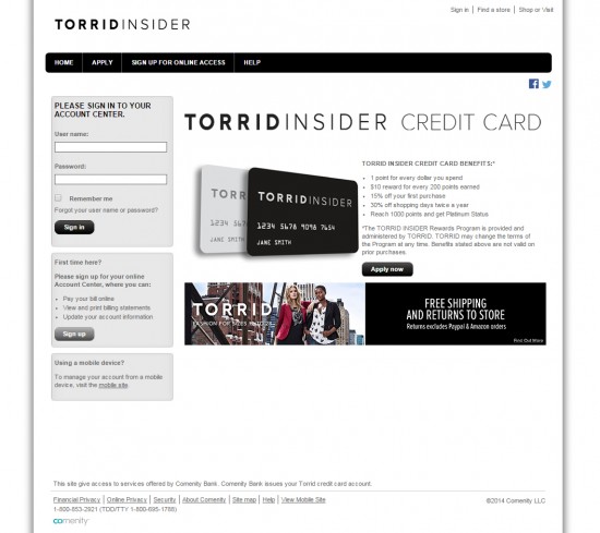 torrid login 01