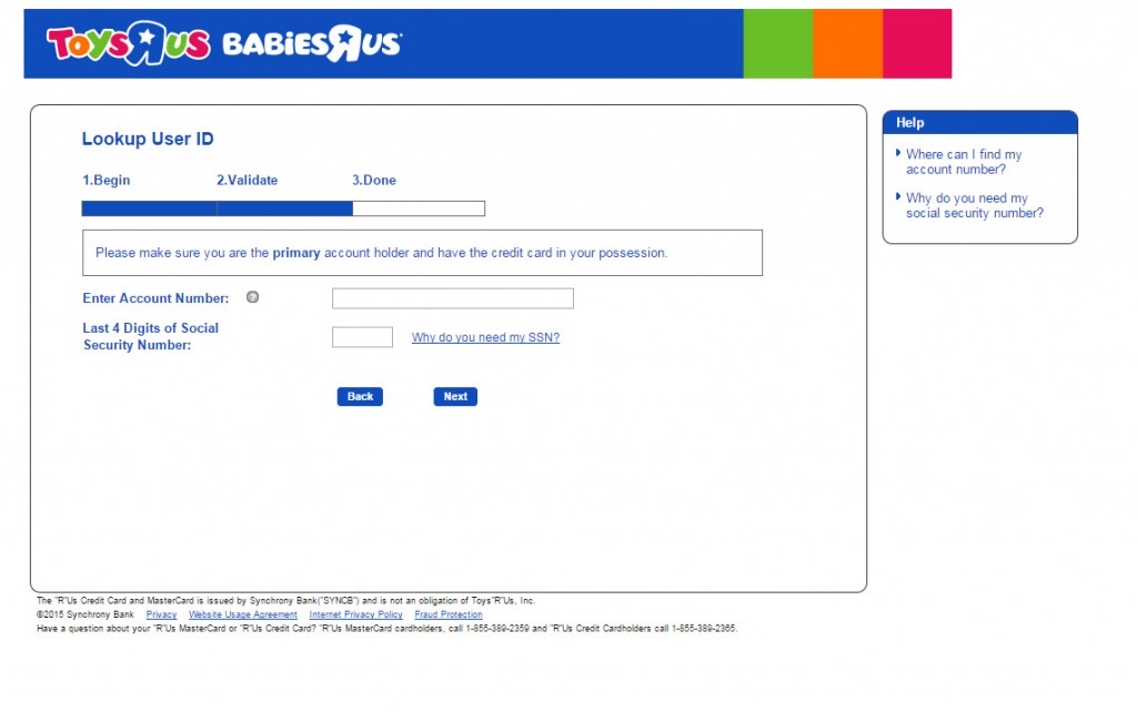 Toys R Us Credit Card Login | Make a Payment