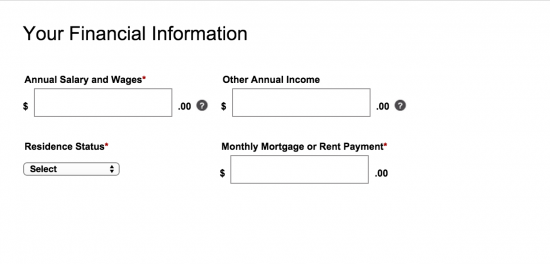 zales-credit-card-online-application-financial-information